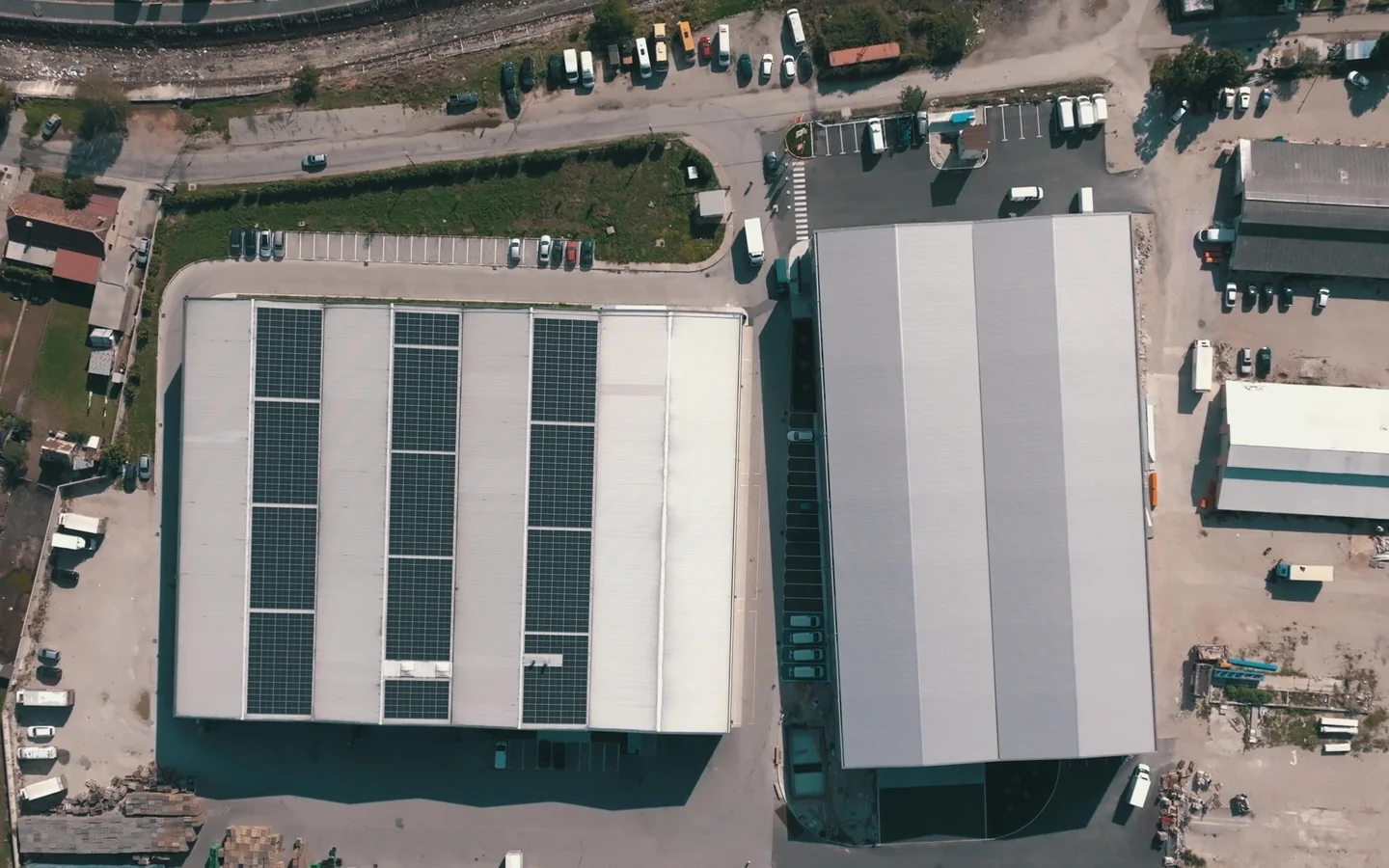Logistički centar — pogled odozgo